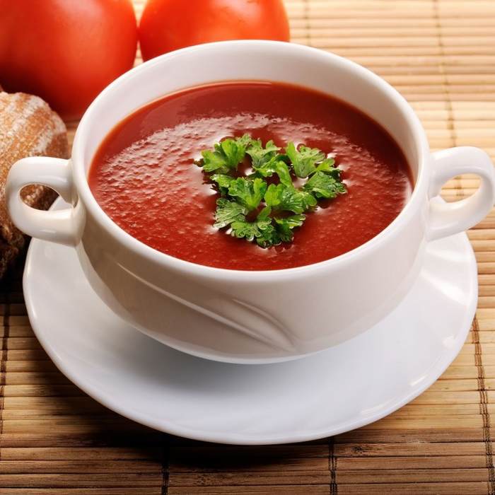 томатный суп пюре